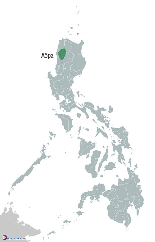Положение провинции Абра на карте Филиппин