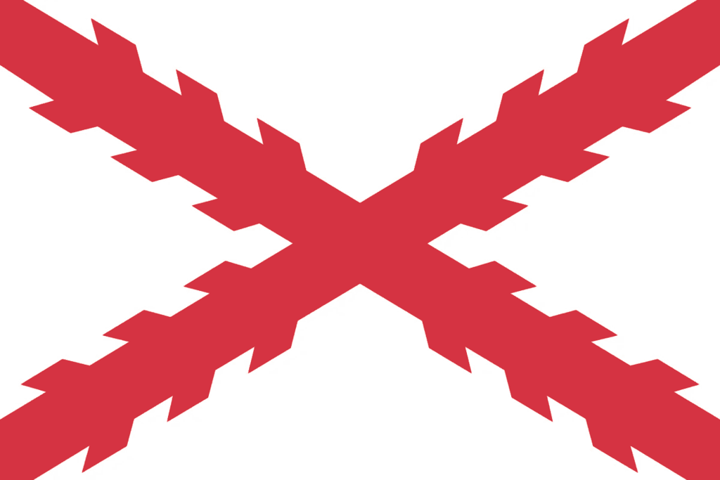 Бургундский крест, флаг Новой Испании